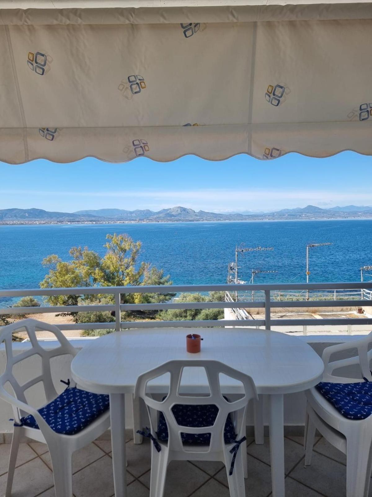 Atlas Apartment With Private Beach And Seaview Blue ルートラキ エクステリア 写真