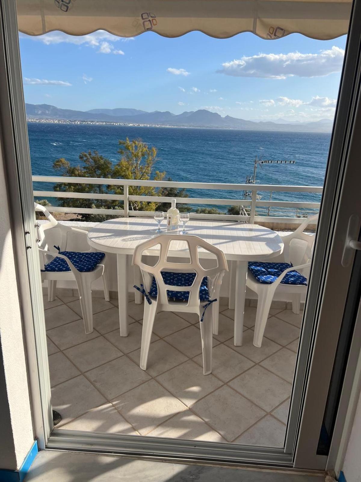 Atlas Apartment With Private Beach And Seaview Blue ルートラキ エクステリア 写真
